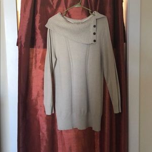 Tan Cowl neck Sweater